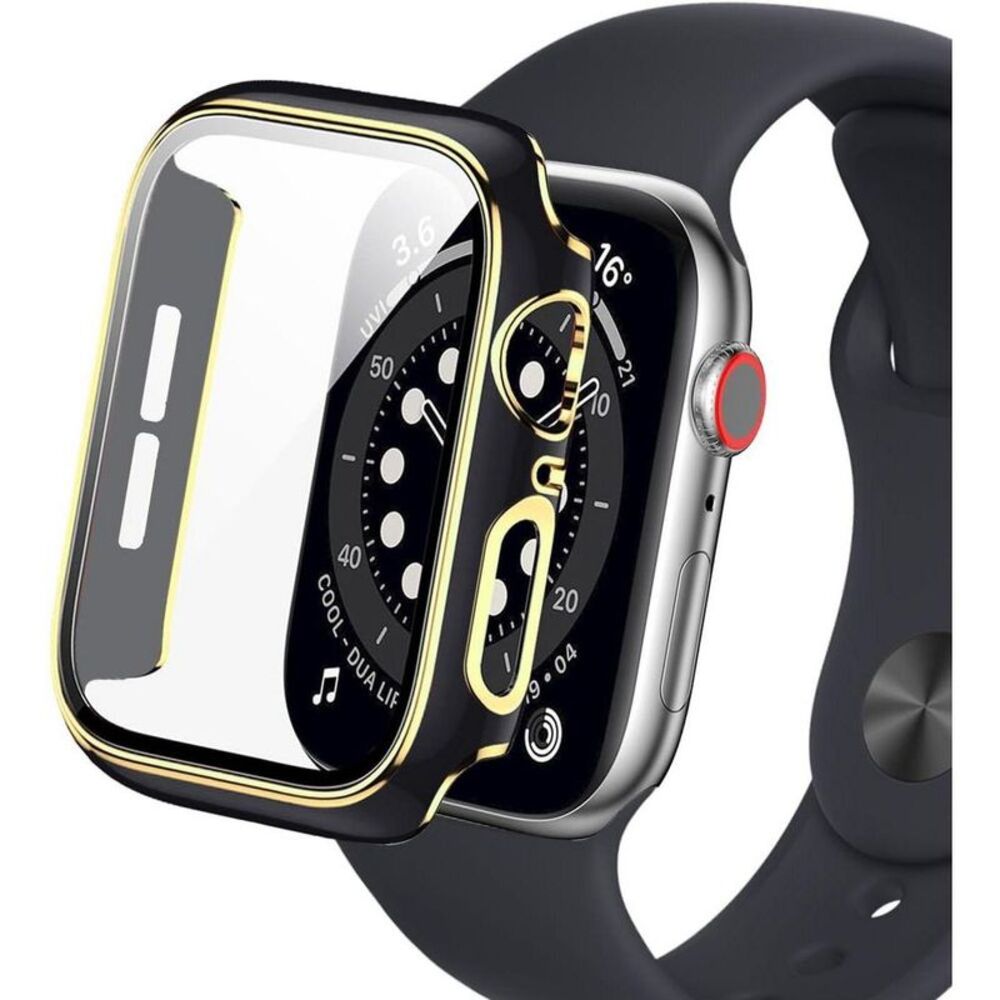 Worryfree Gadgets Bumper Case with Screen Protector for Watch 42mm Black